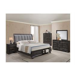 Jaymes Includes:Dresser/Mirror & Night Stand & Bed B6580-1-2-11-Q-BED Image